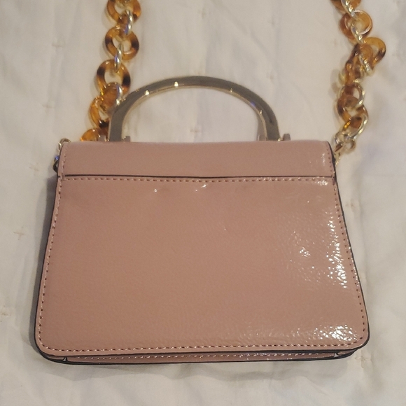 Topshop Pink and Gold Mini Bag with Chain - Picture 7 of 7